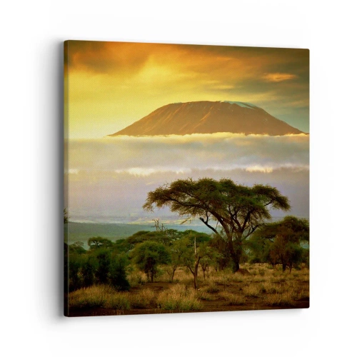 Impression sur toile - Image sur toile - Un rêve de voyageur - 40x40 cm