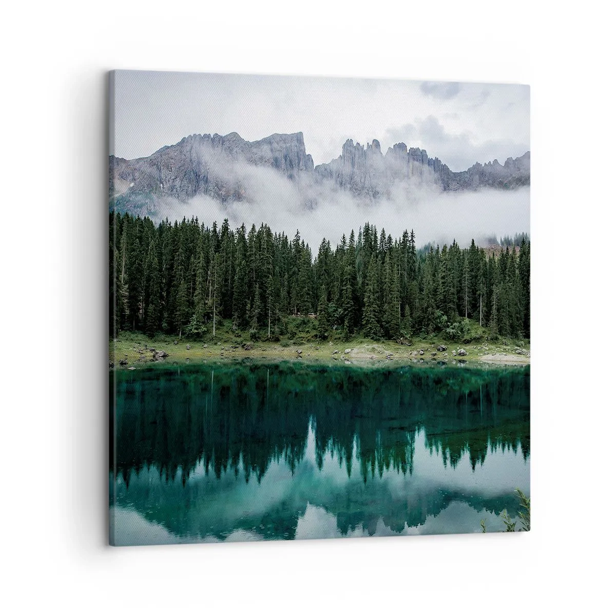 Impression sur toile - Image sur toile - Chut, chut, ne réveillons pas l'eau qui dort - 50x50 cm