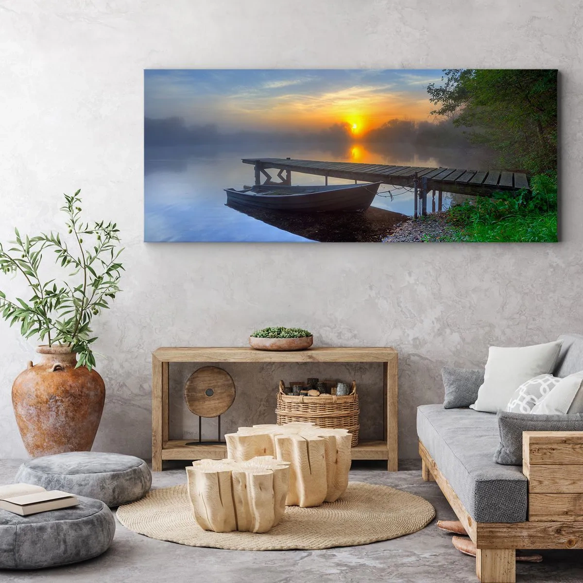 Impression sur toile - Image sur toile - Comment l'ordinaire se transforme en magie - 100x40 cm