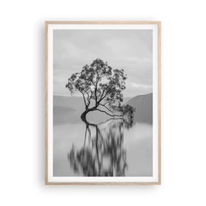 Affiche dans un chêne clair - Poster - Un tel pays existe - 70x100 cm