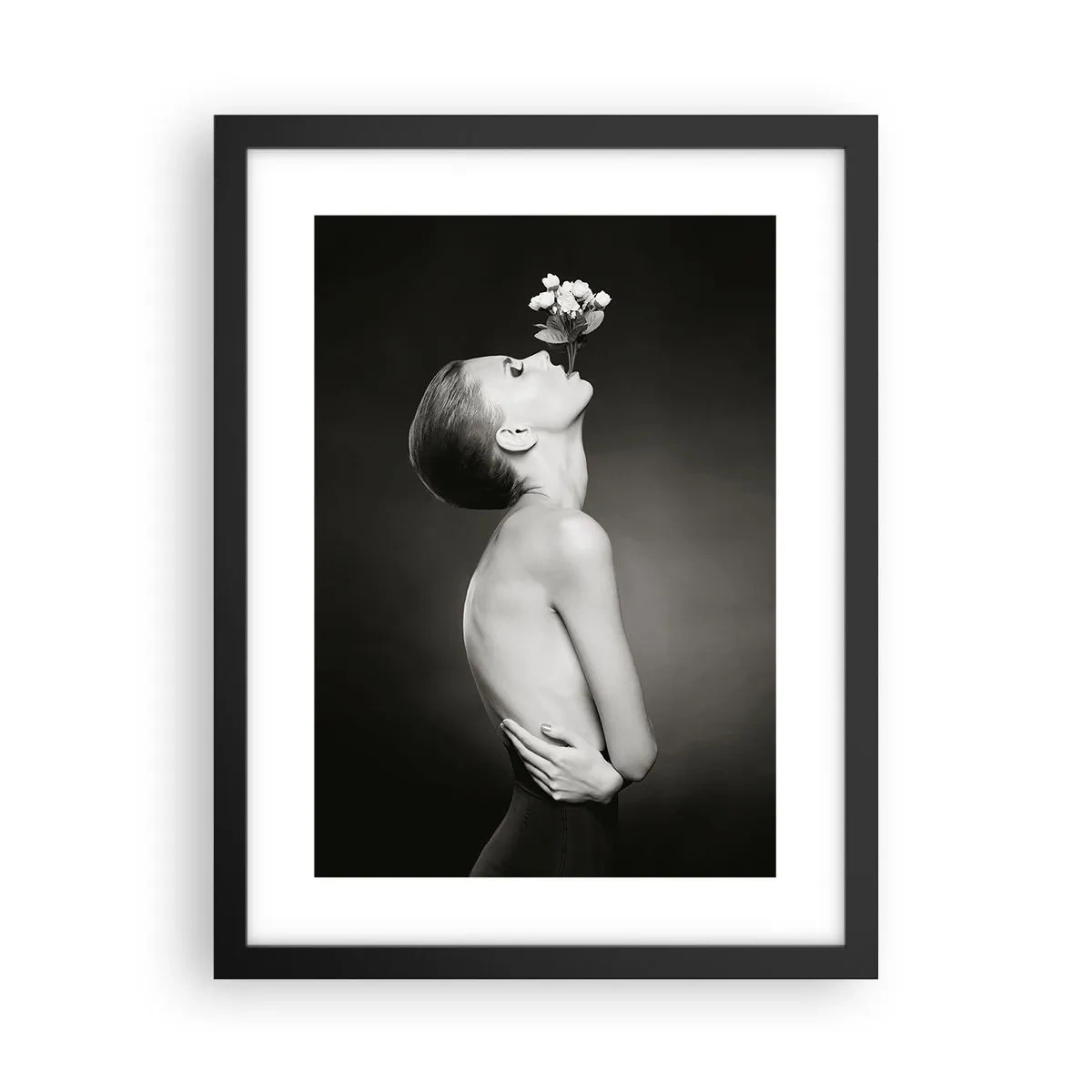 Affiche dans un cadre noir - Poster - Elégance excentrique - 30x40 cm