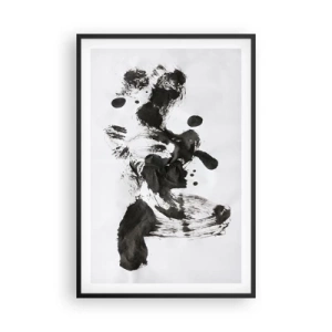 Affiche dans un cadre noir - Poster - De la méthode dans la folie ? - 61x91 cm
