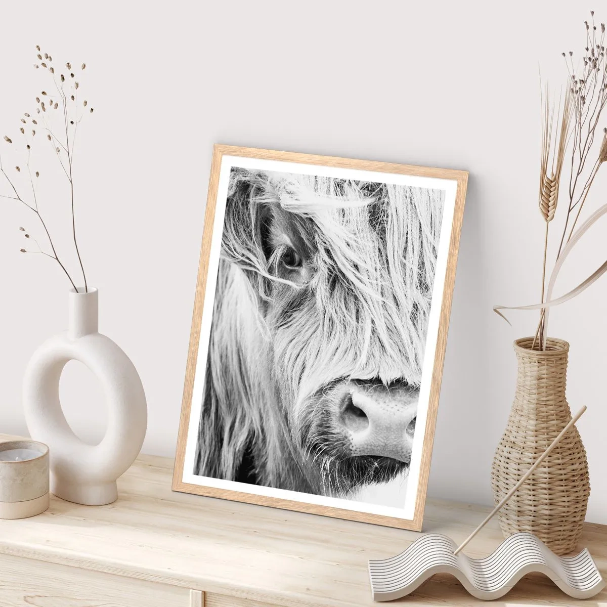 Affiche dans un chêne clair - Poster - Sauvagerie écossaise - 50x70 cm