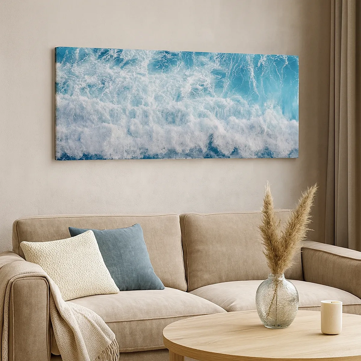 Impression sur toile - Image sur toile - Joyeusement et en sautant - 30x30 cm