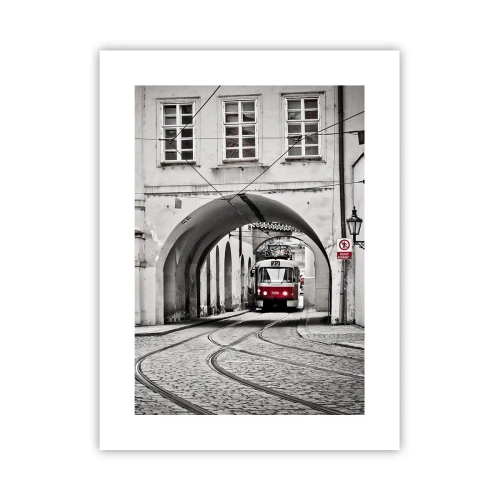 Affiche - Poster - Dans le labyrinthe de la ville - 30x40 cm
