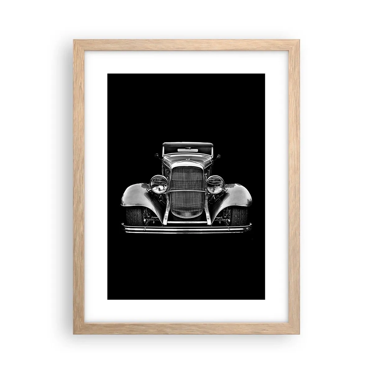 Affiche dans un chêne clair - Poster - Un vrai gentleman - 30x40 cm