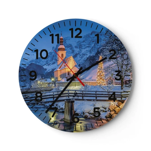 Horloge murale - Pendule murale - L'âme du monde - 40x40 cm