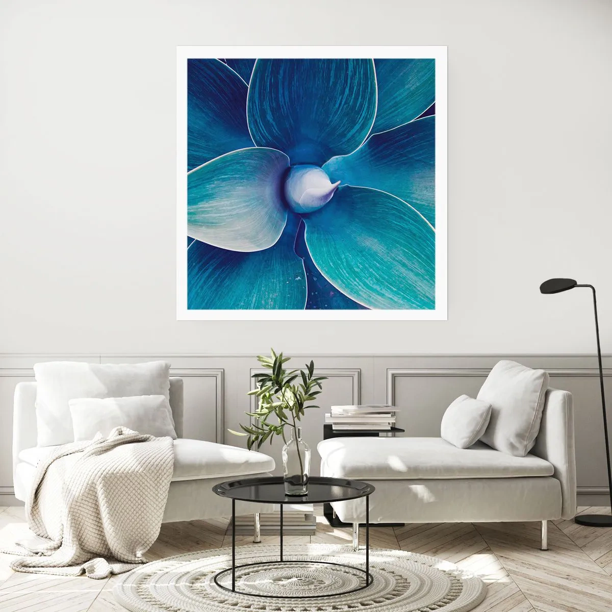 Affiche - Poster - Le bleu du ciel - 60x60 cm