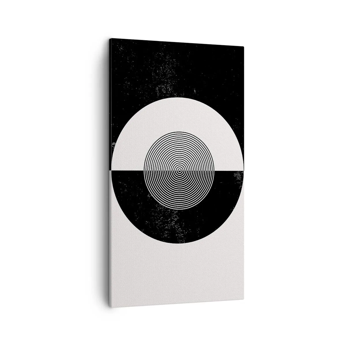 Impression sur toile - Image sur toile - Harmonie de noir et blanc - 45x80 cm