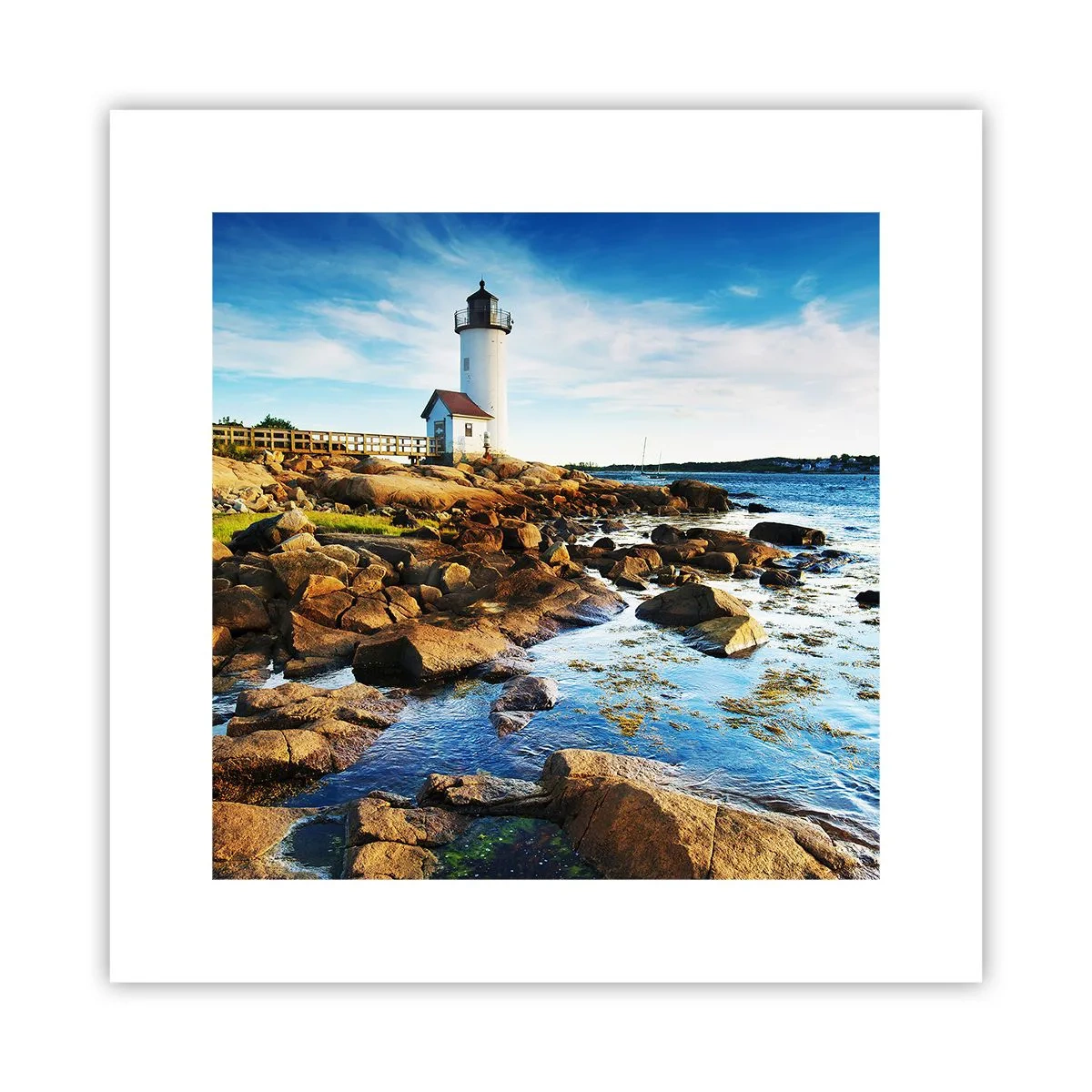 Affiche - Poster - Revenez heureux, j'attends - 30x30 cm