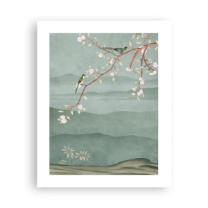 Affiche - Poster - Printemps oh c'est toi - 40x50 cm