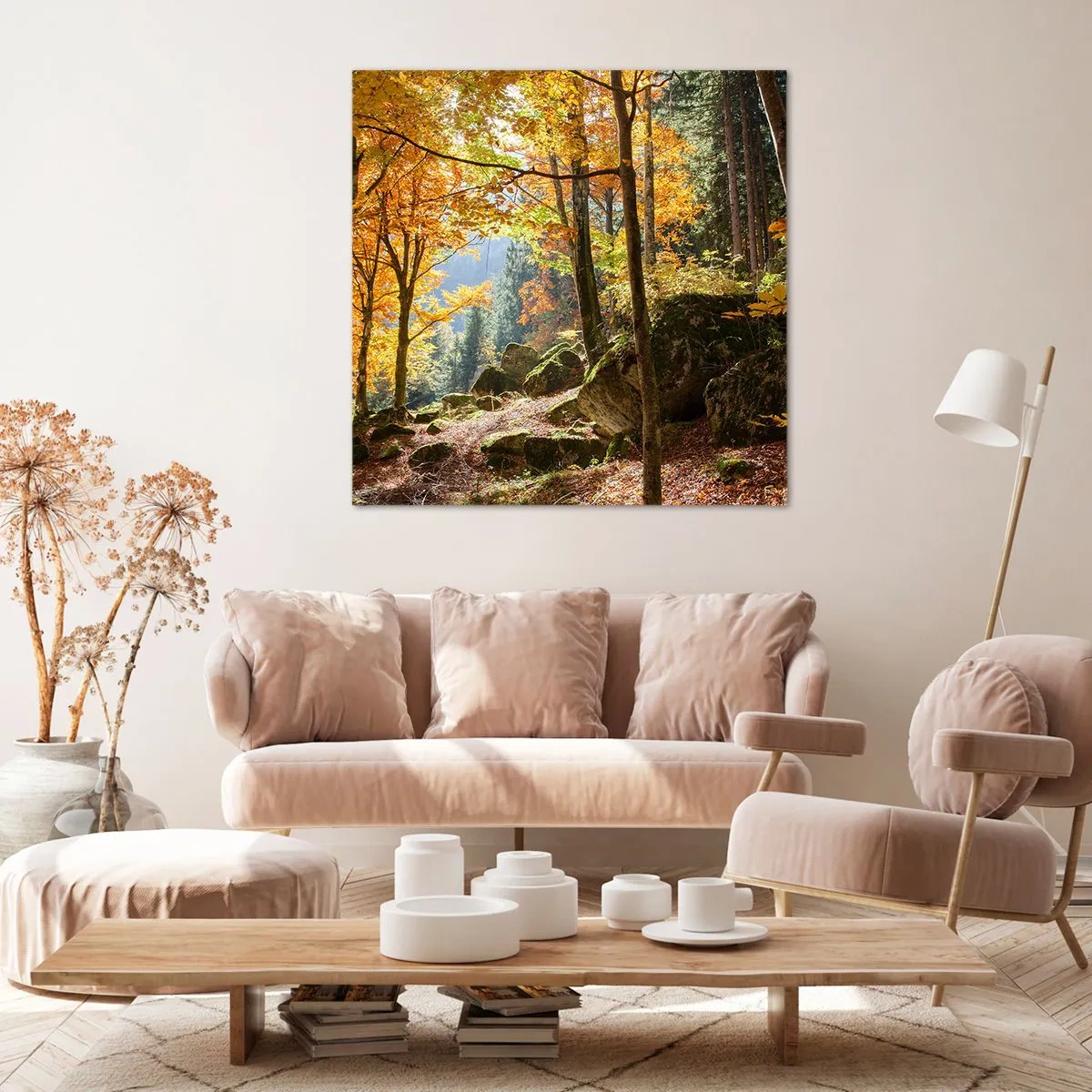 Impression sur toile - Image sur toile - Il est temps de se détendre - 60x60 cm