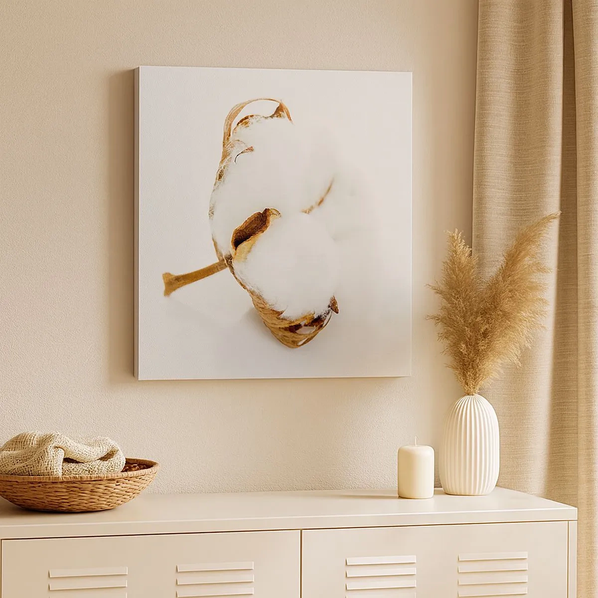 Impression sur toile - Image sur toile - Doux par nature - 30x30 cm