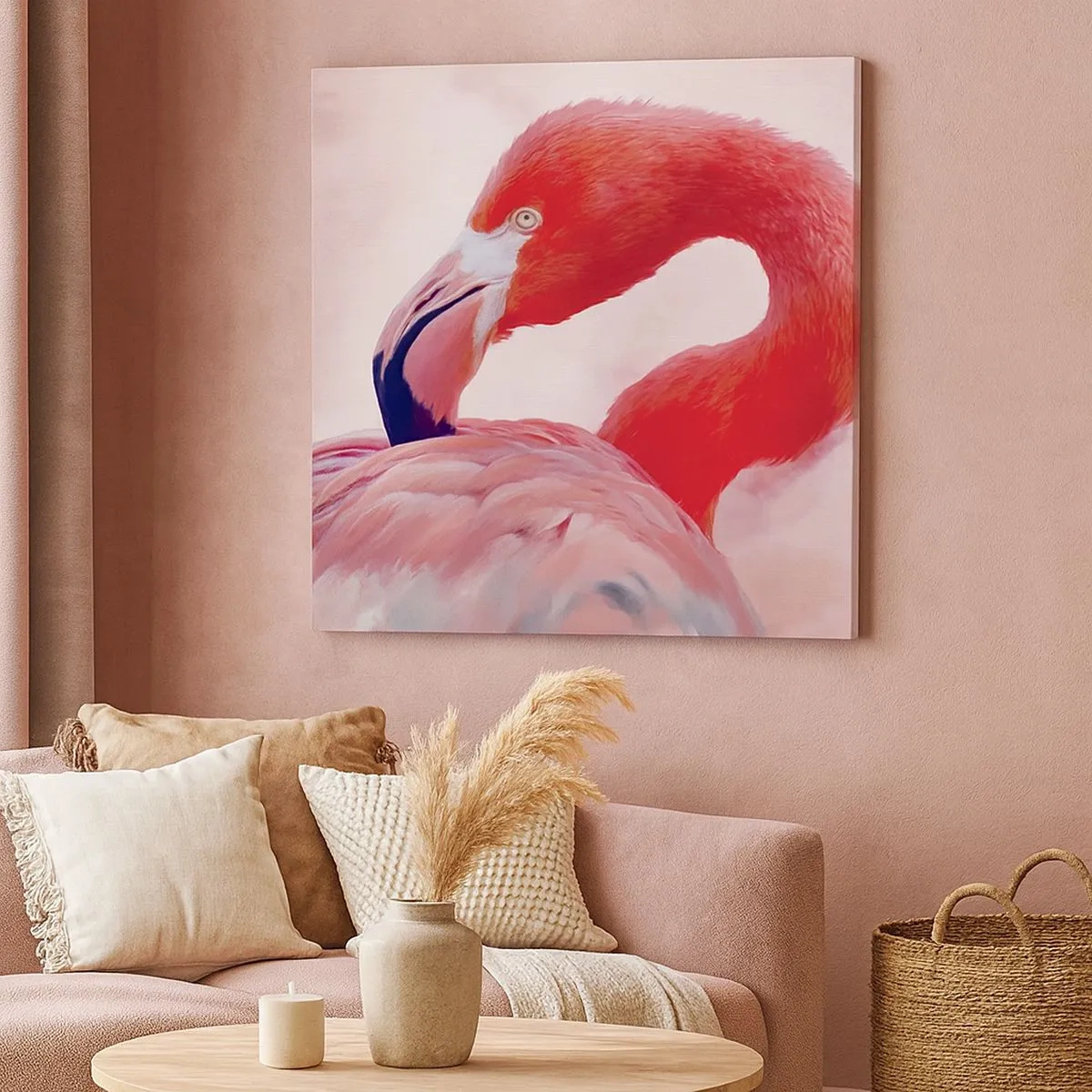 Impression sur toile - Image sur toile - Beauté des oiseaux - 30x30 cm