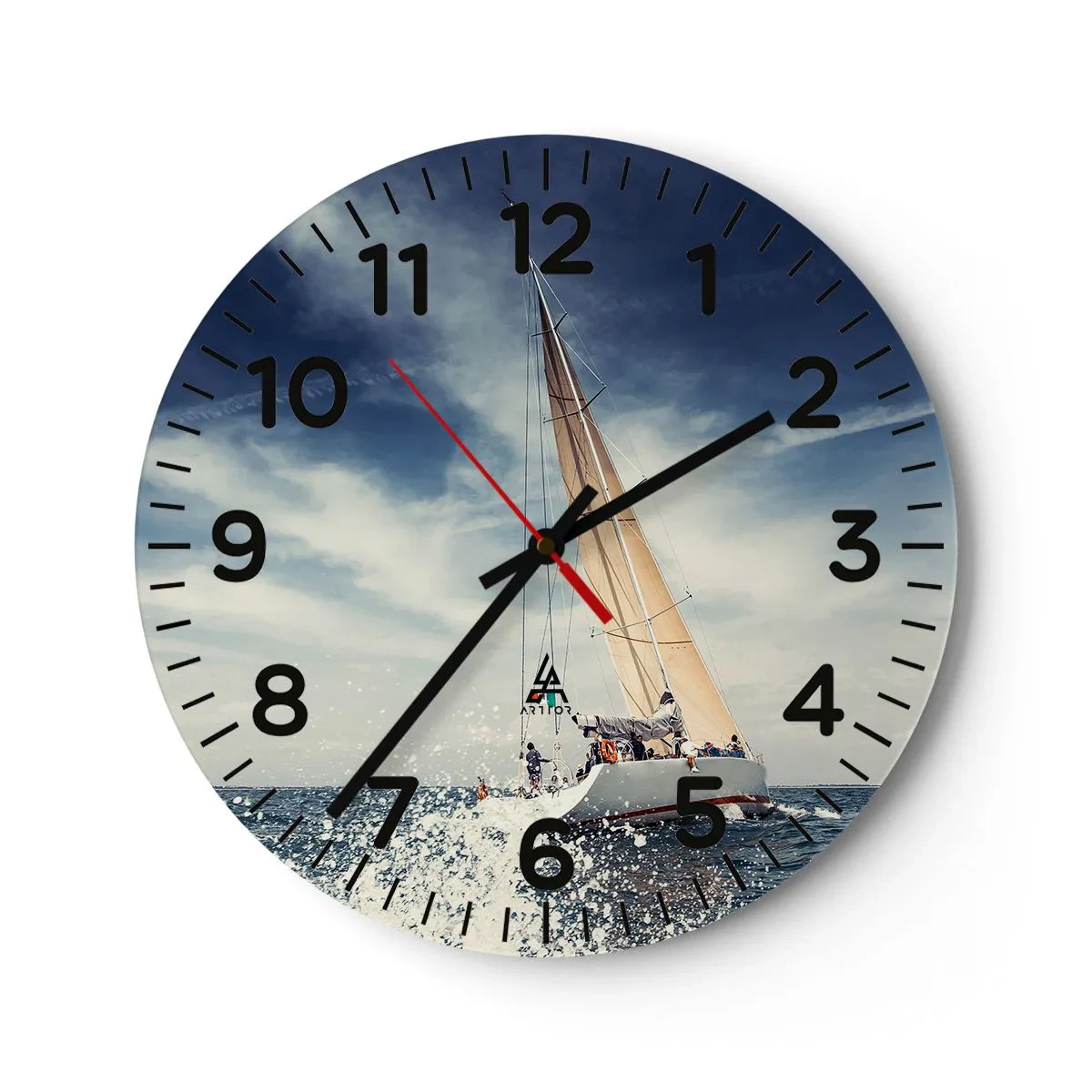 Horloge murale - Pendule murale - Ils ne nous rattraperont pas ! - 30x30 cm