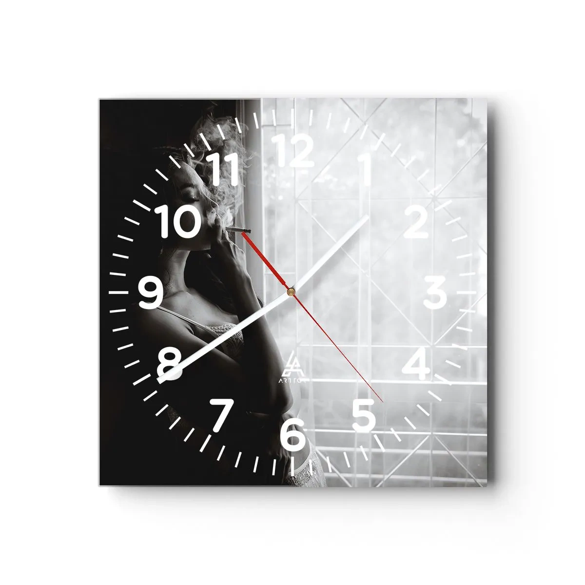 Horloge murale - Pendule murale - Vous sentez-vous libre ? - 40x40 cm