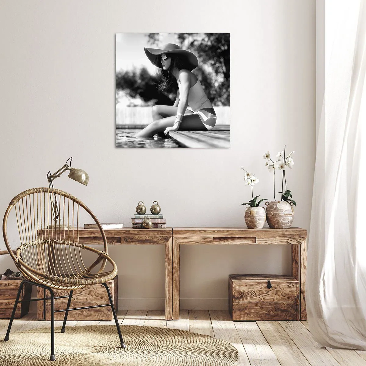 Impression sur toile - Image sur toile - Rêve d'été - 50x50 cm