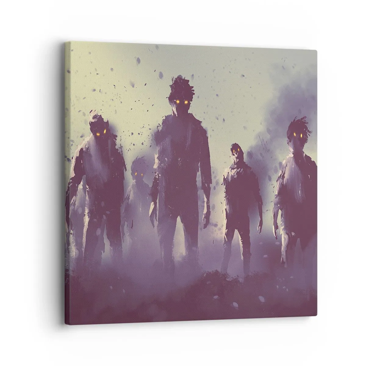 Impression sur toile - Image sur toile - Fais attention! Ils arrivent - 30x30 cm