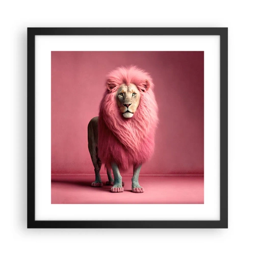 Affiche dans un cadre noir - Poster - Et tu n'as plus peur - 40x40 cm