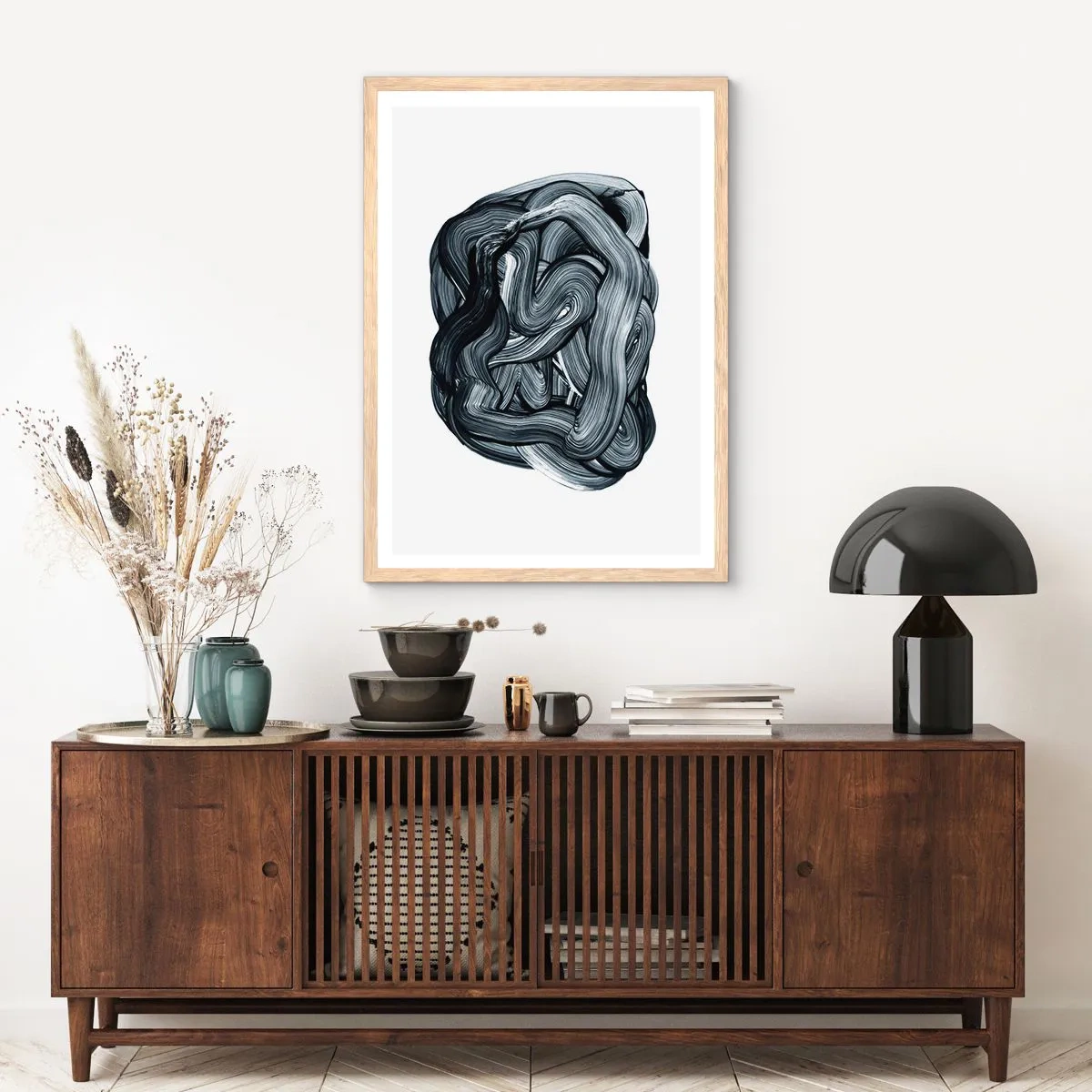 Affiche dans un chêne clair - Poster - Ce n'est pas si simple - 50x70 cm