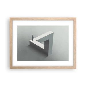 Affiche dans un chêne clair - Poster - Mais c'est possible - 40x30 cm