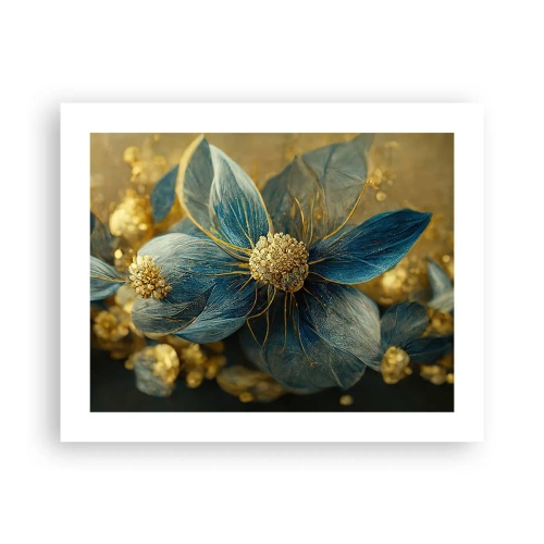 Affiche - Poster - Fleurir avec de l'or - 50x40 cm