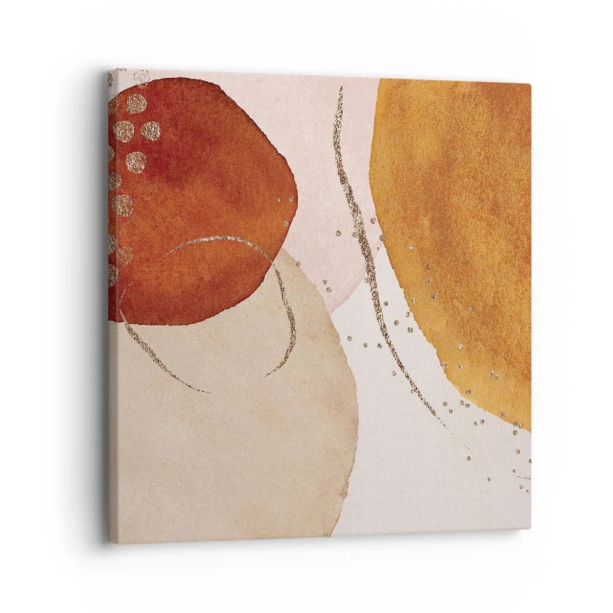 Impression sur toile - Image sur toile - Rondeur et mouvement - 30x30 cm