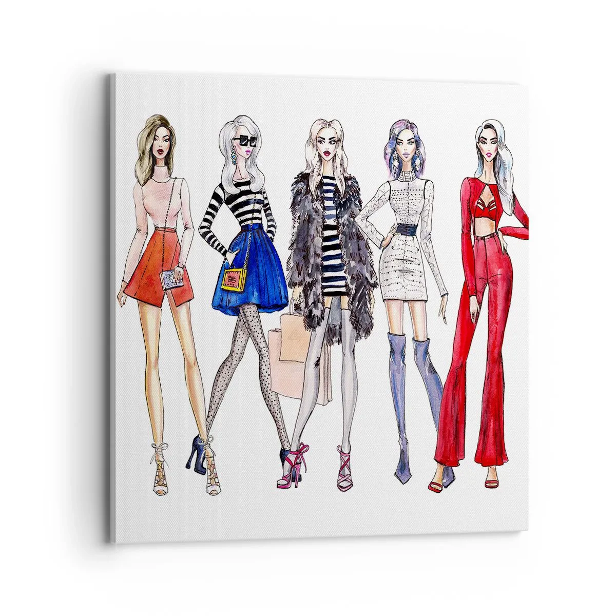 Impression sur toile - Image sur toile - Every week Fashion Week - 70x70 cm
