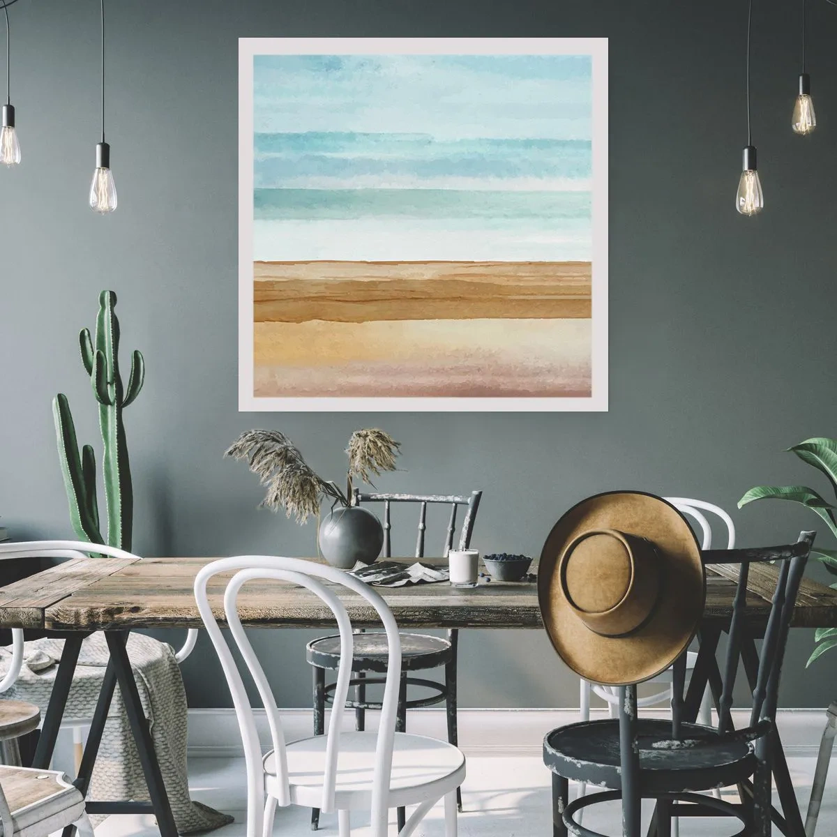 Affiche - Poster - Réconfort - 60x60 cm