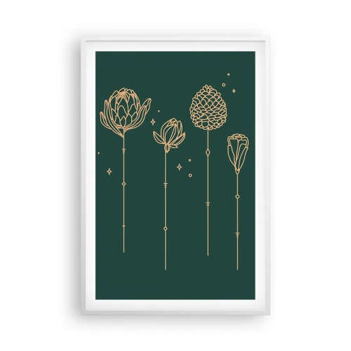 Affiche dans un cadre blanc - Poster - La famille Plante - 61x91 cm