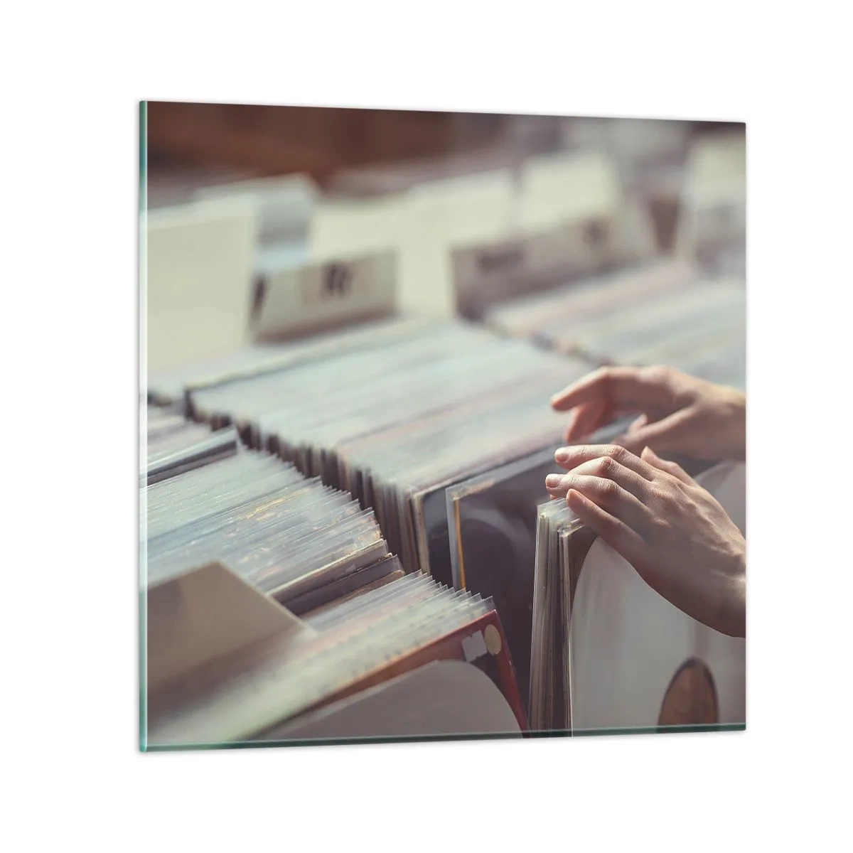 Impression sur verre - Image sur verre - A la recherche d'émotions - 60x60 cm