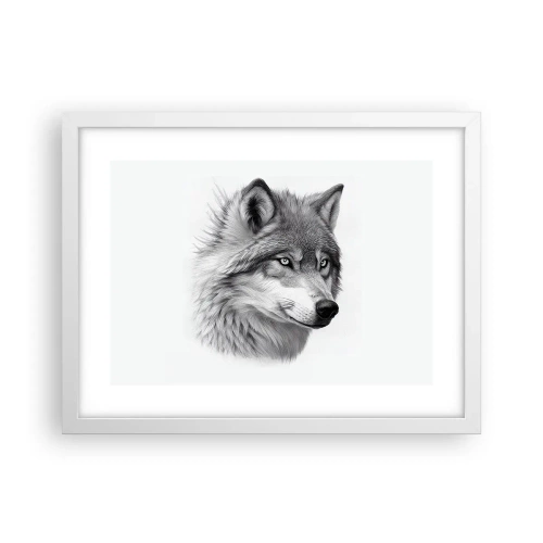 Affiche dans un cadre blanc - Poster - Alpha – sans aucun doute - 40x30 cm