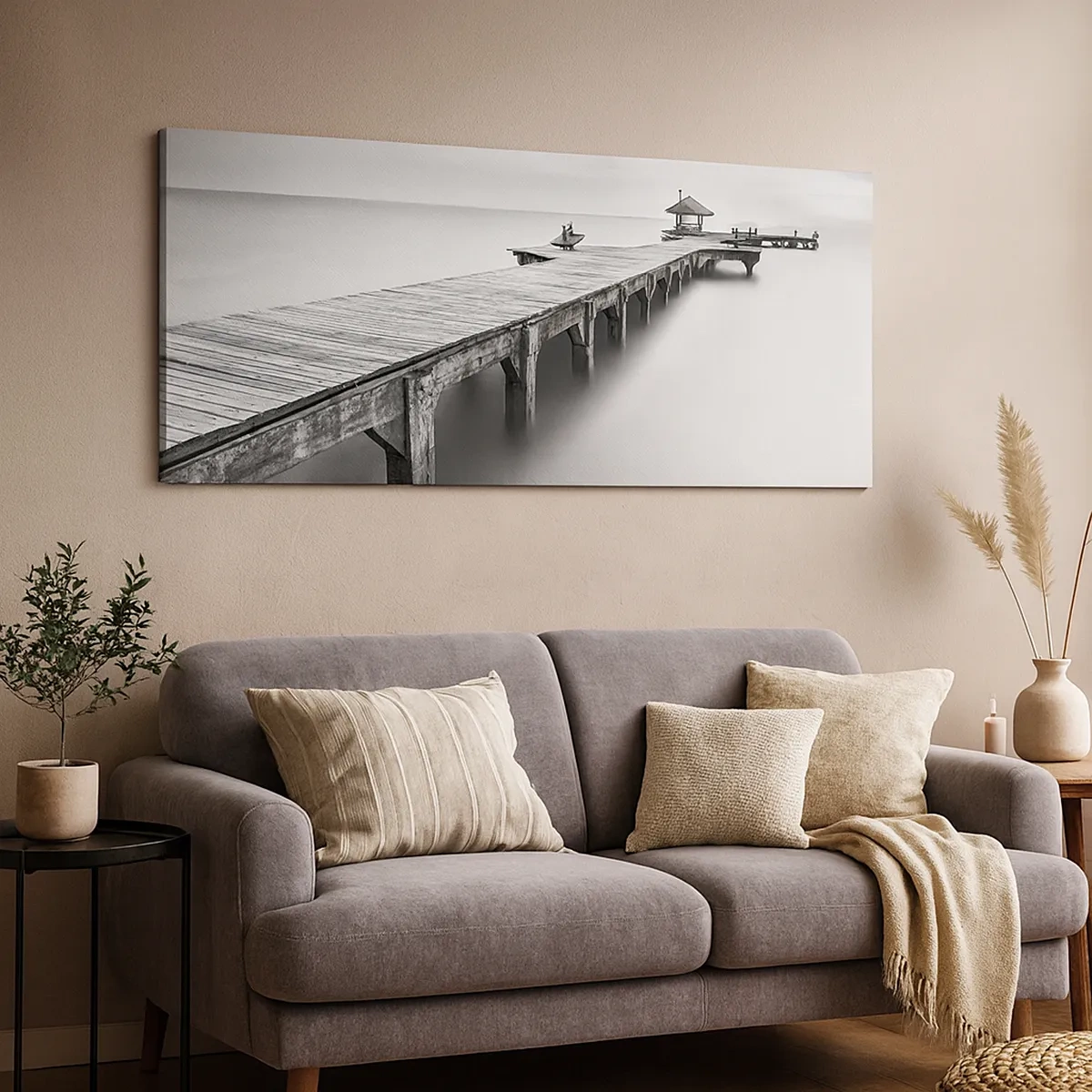 Impression sur toile - Image sur toile - À l'horizon - 30x30 cm