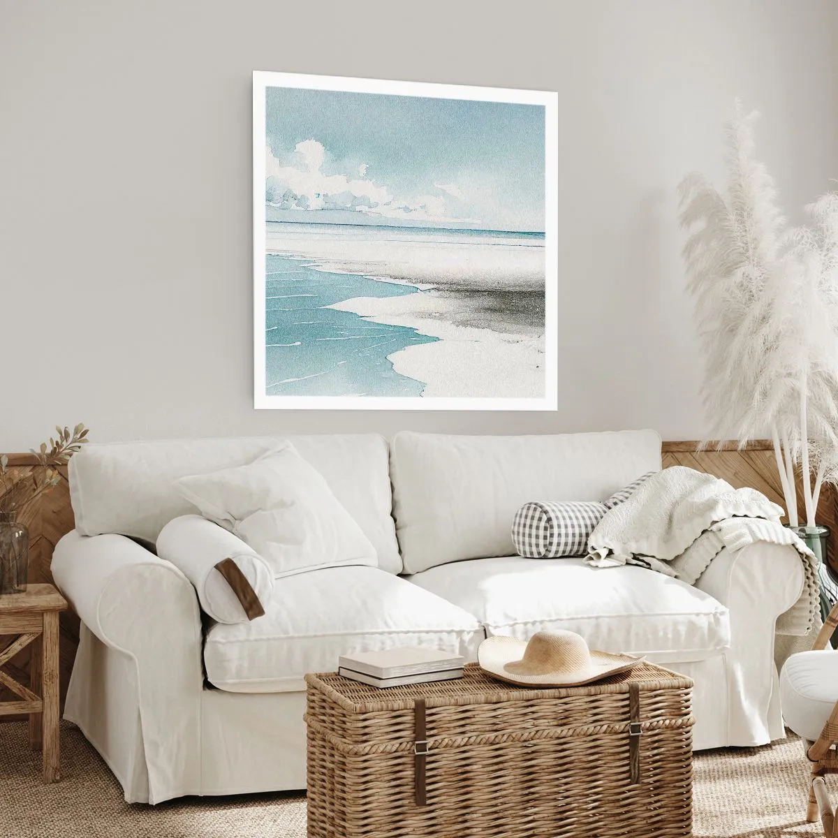Affiche - Poster - Marée douce - 40x40 cm