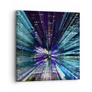 Impression sur toile - Image sur toile - Transition vers l'hyperespace - 40x40 cm