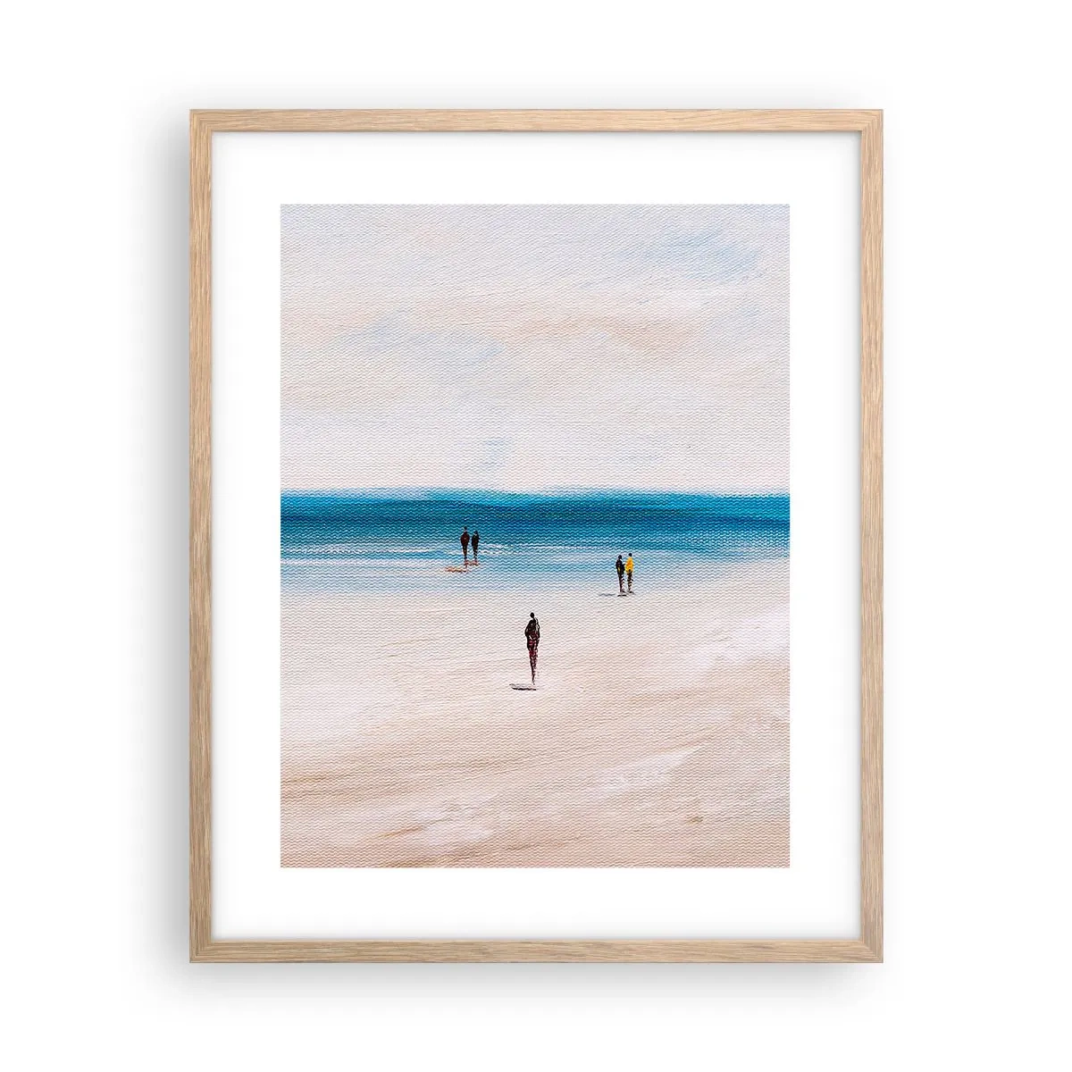 Affiche dans un chêne clair - Poster - Un besoin naturel - 40x50 cm