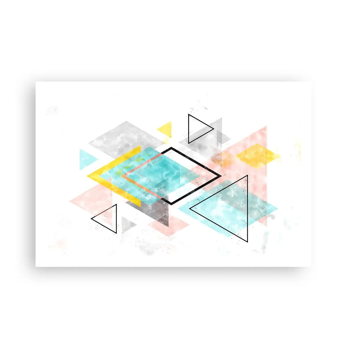 Affiche - Poster - Géométrie facile - 91x61 cm