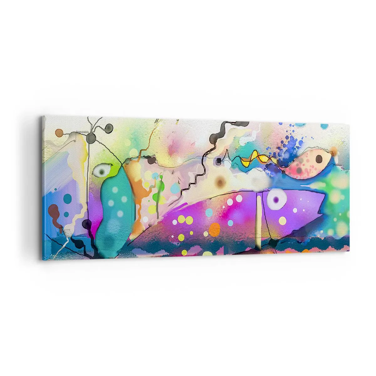 Impression sur toile - Image sur toile - Sans mots! - 100x40 cm