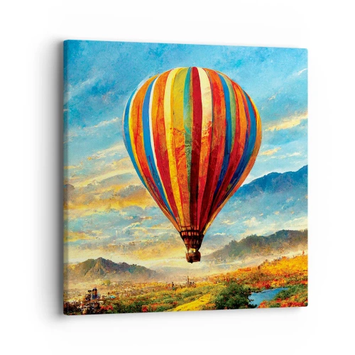 Impression sur toile - Image sur toile - Dans le silence on voit mieux - 40x40 cm