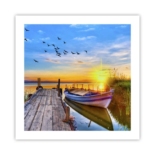 Affiche - Poster - Au revoir, à demain - 50x50 cm