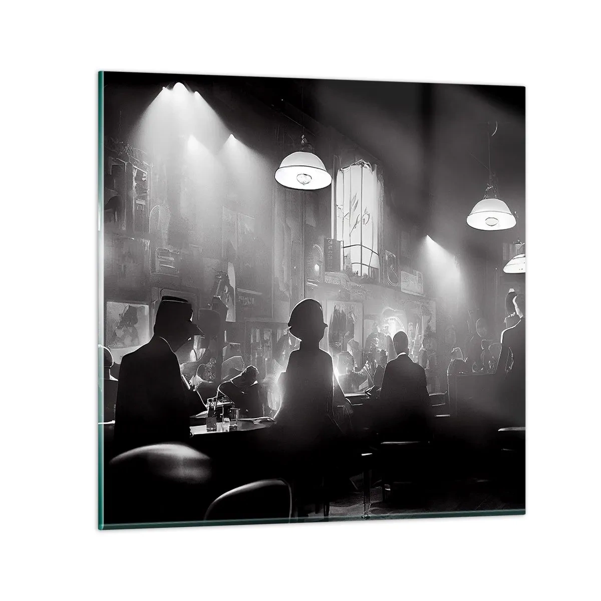 Impression sur verre - Image sur verre - Dans une ambiance jazz - 70x70 cm