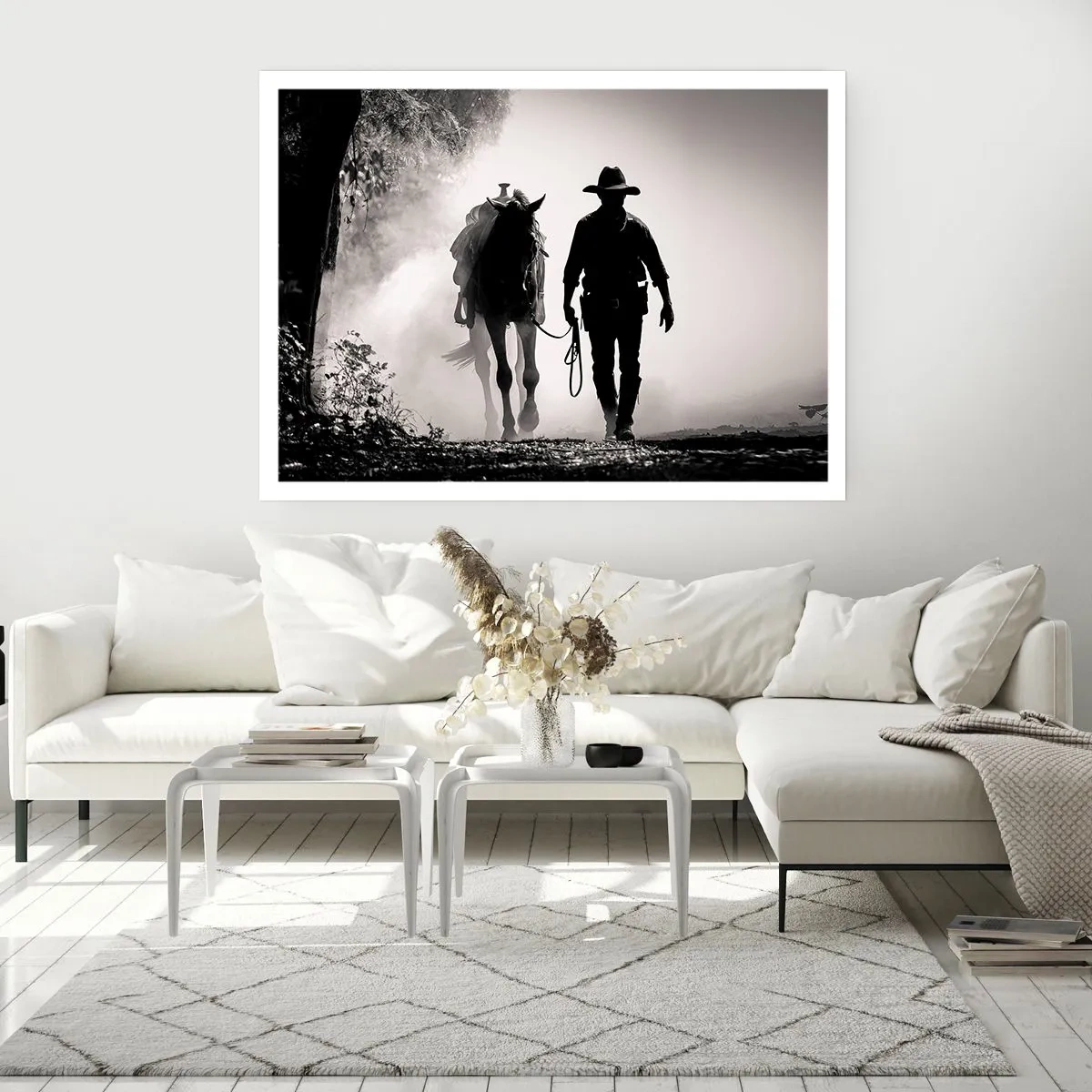 Affiche - Poster - Matinée texane - 50x40 cm