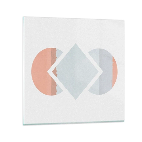 Impression sur verre - Image sur verre - La situation est clair - 50x50 cm