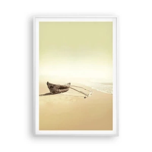 Affiche dans un cadre blanc - Poster - Mémoire des mers du sud - 70x100 cm