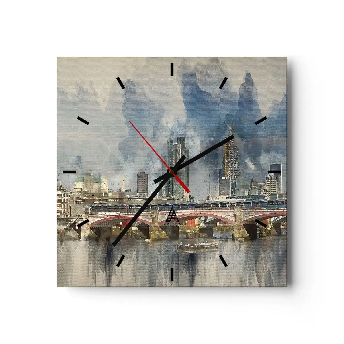 Horloge murale - Pendule murale - Londres dans toute sa splendeur - 40x40 cm