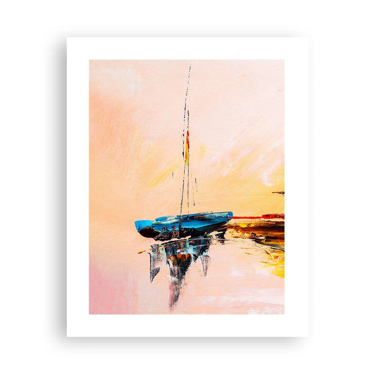 Affiche - Poster - Soirée à la marina - 40x50 cm