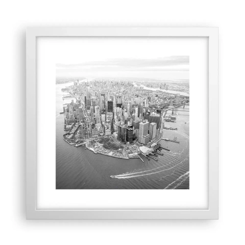 Affiche dans un cadre blanc - Poster - Comment ne pas aimer ? - 30x30 cm