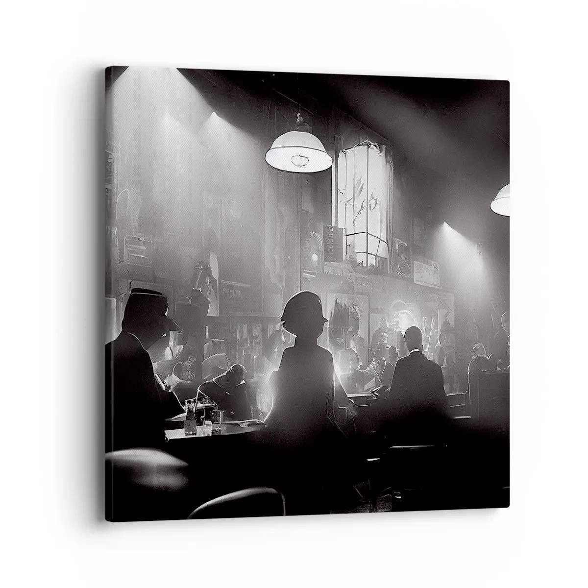 Impression sur toile - Image sur toile - Dans une ambiance jazz - 40x40 cm