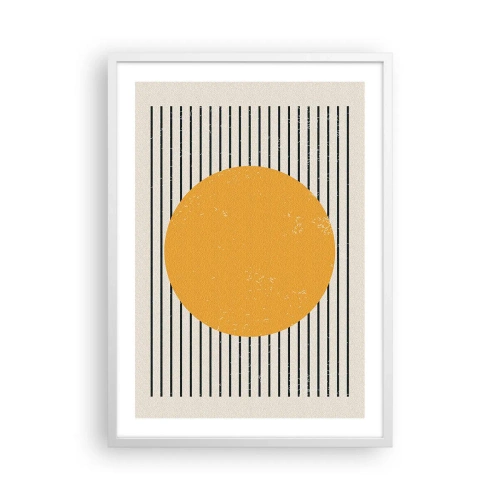 Affiche dans un cadre blanc - Poster - Le pouvoir de la simplicité - 50x70 cm