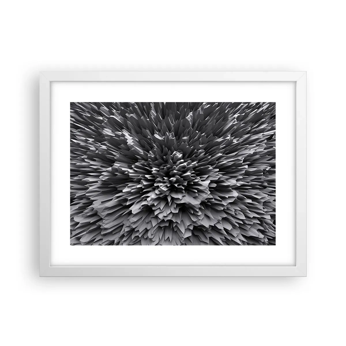 Affiche dans un cadre blanc - Poster - Ça ne peut pas être plus dur que ça - 40x30 cm